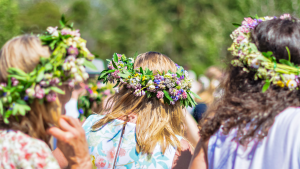 Midsommarfirande på Gunnebo